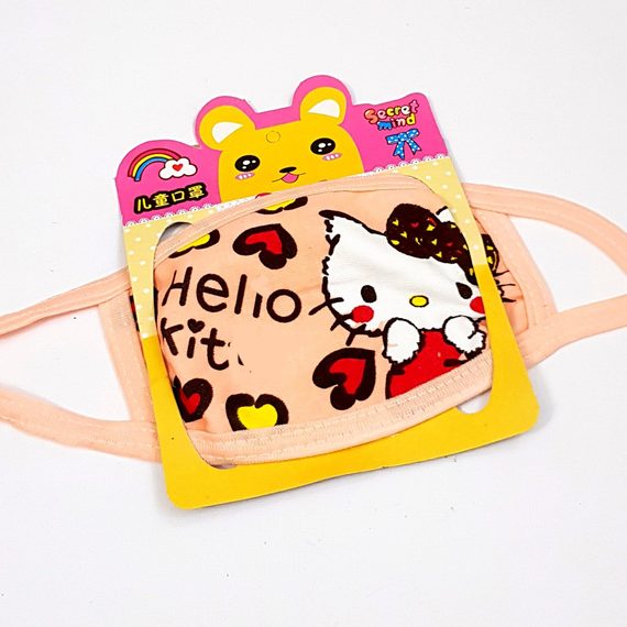 Маска детская "Кошка", тканевая, (3-8 лет), арт.406.492