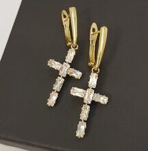 Серьги, золотой цвет металла, 551009, арт.606.053